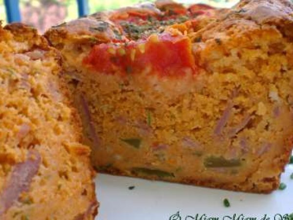 Cake Au Jambon Tomate Poivron Recette Ptitchef