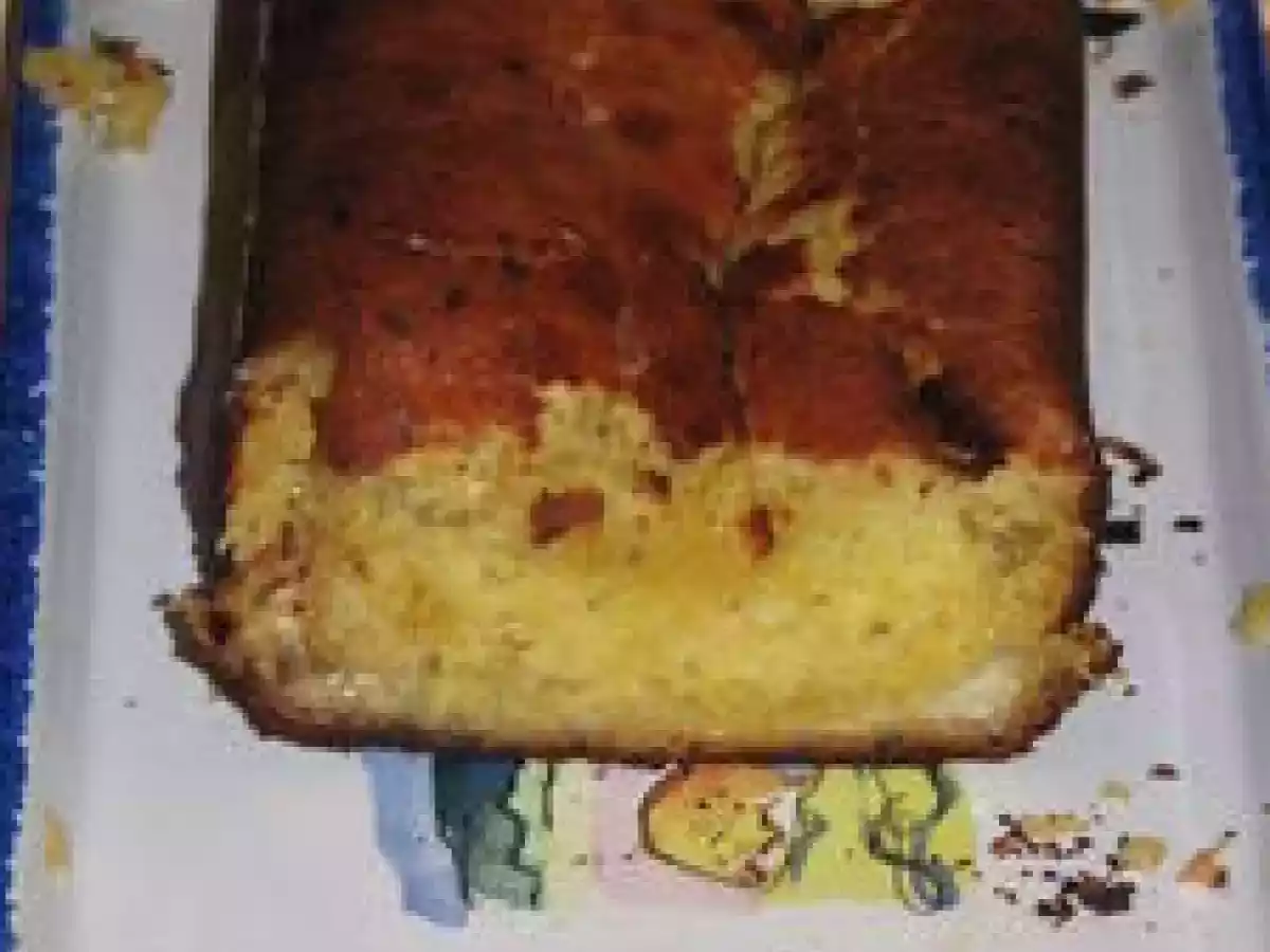 Cake au miel et au gorgonzola