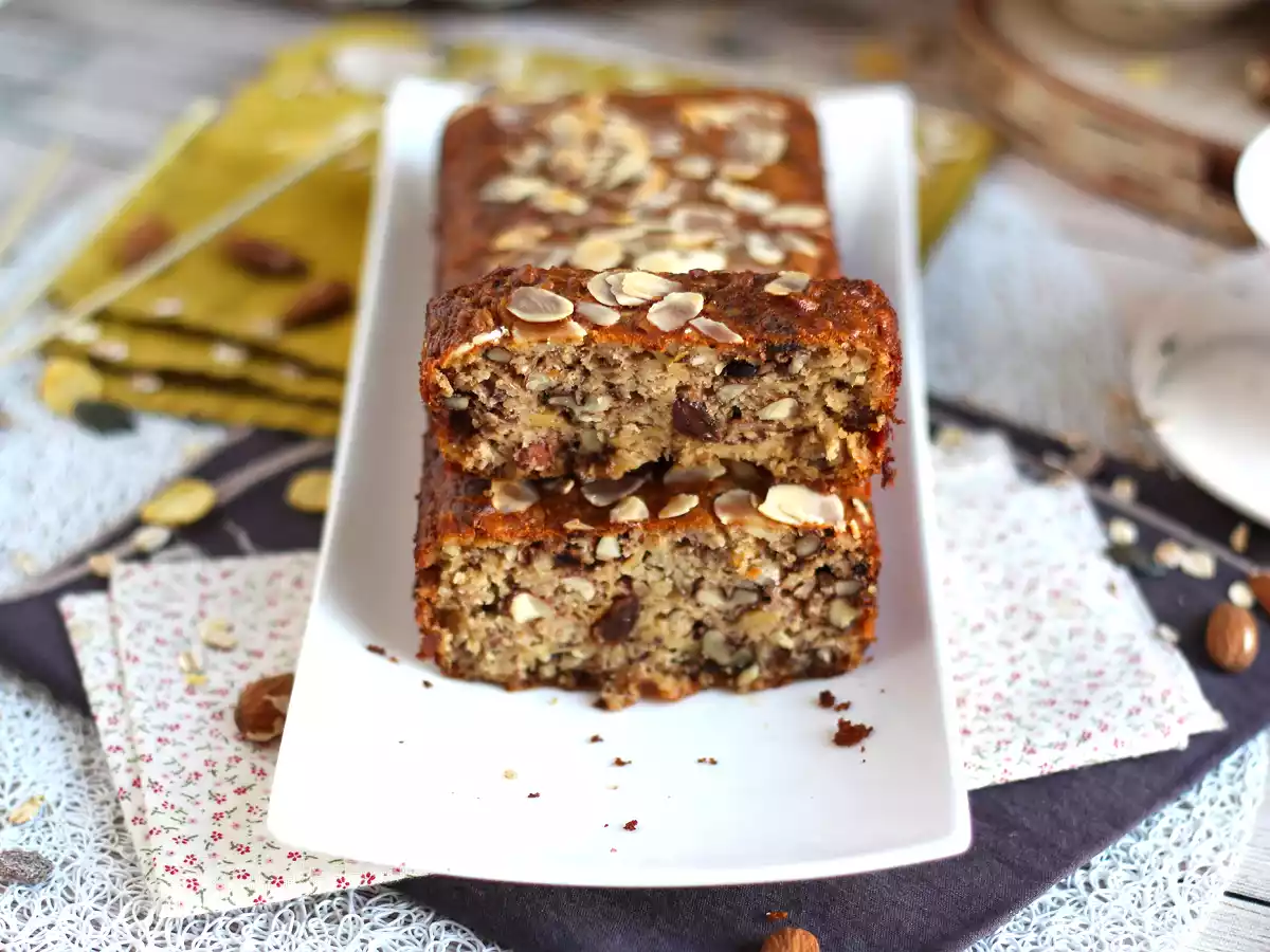 Cake au muesli sans sucre ajouté - Recette anti-gaspillage et parfaite avant le sport! - photo 3