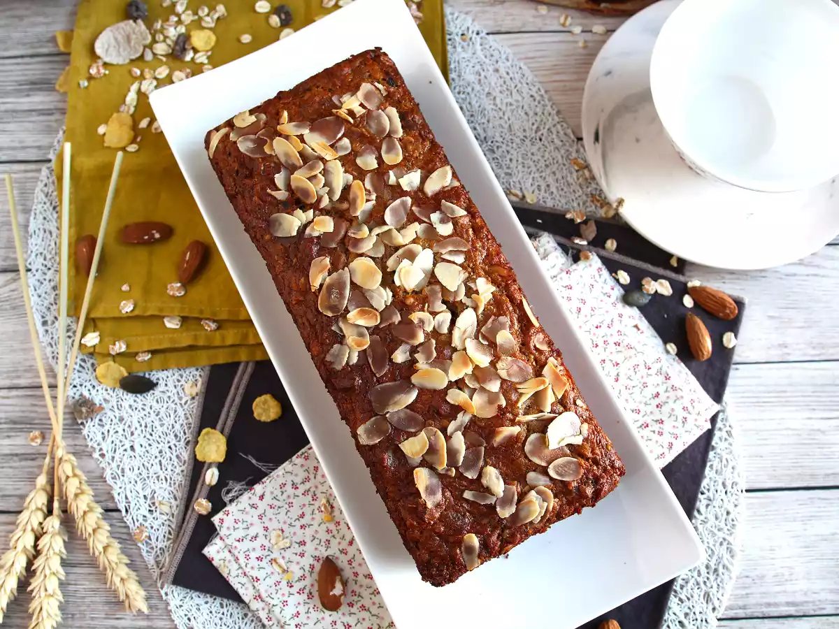 Cake au muesli sans sucre ajouté - Recette anti-gaspillage et parfaite avant le sport! - photo 4