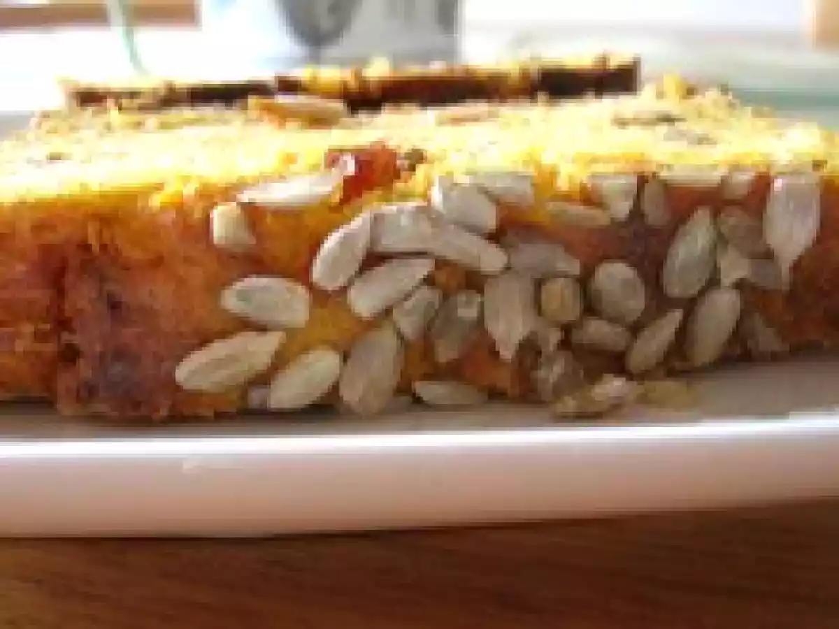 Cake au potimarron et aux lardons - photo 2