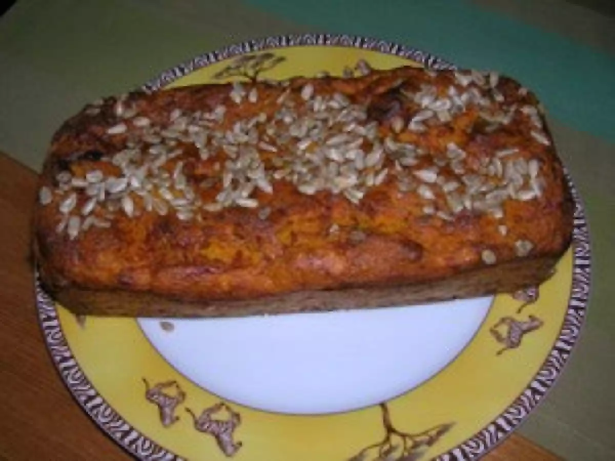 Cake au potimarron et aux lardons - photo 3