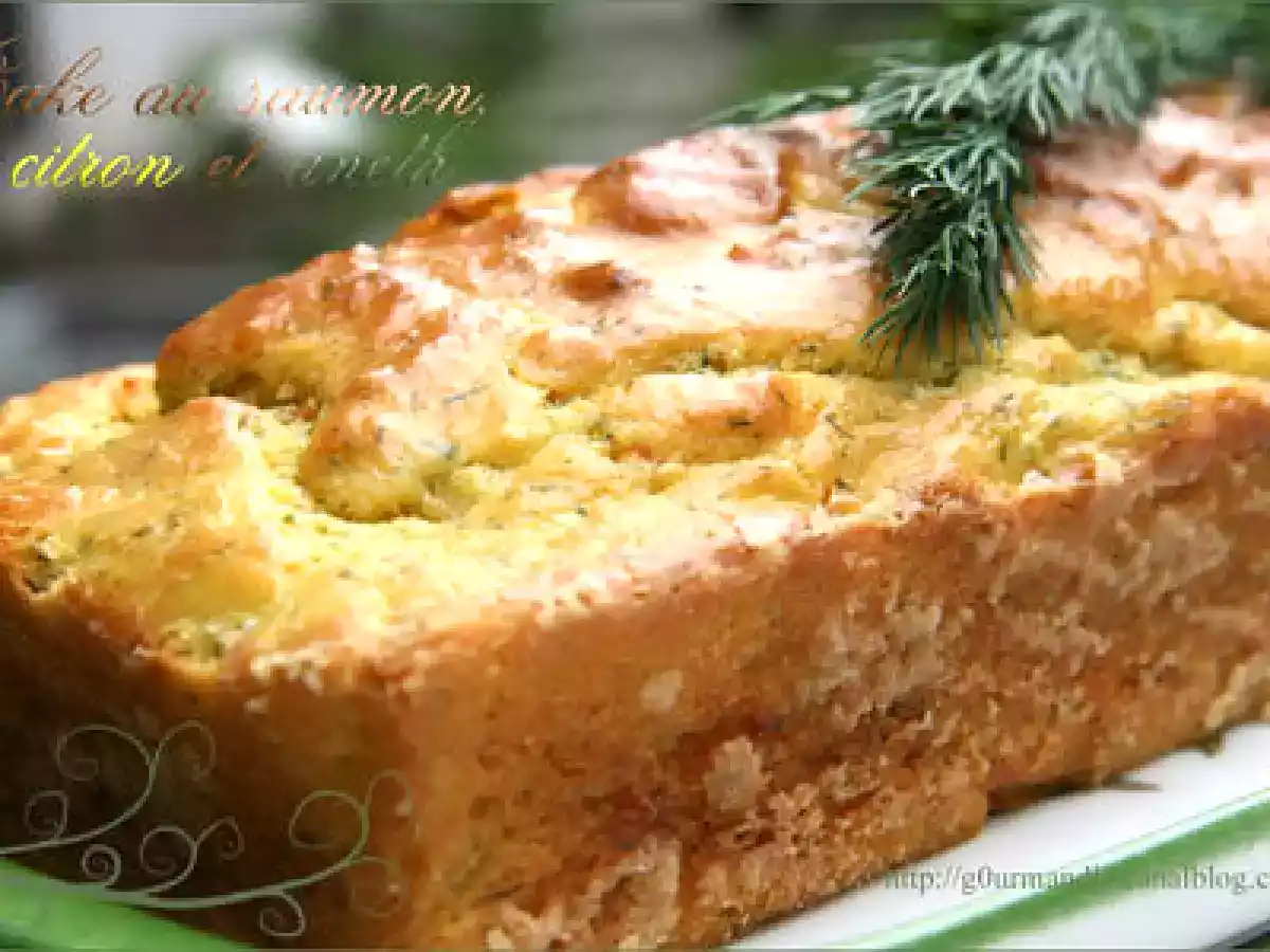 Cake au saumon, citron et aneth - photo 2