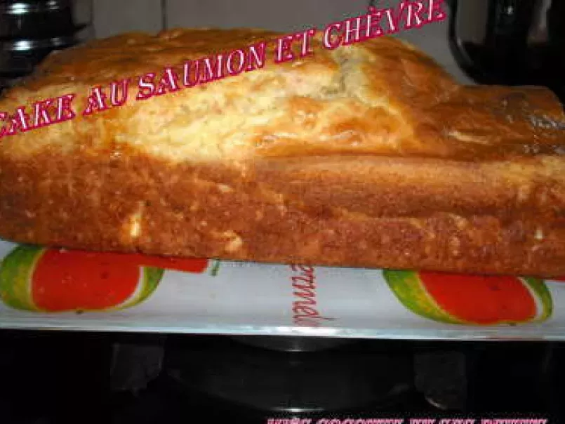 Cake au saumon et au fromage de chevre, photo 1