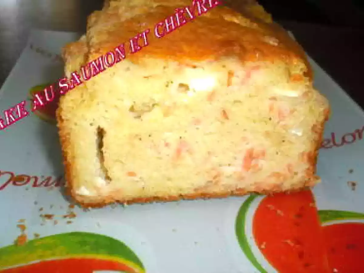Cake au saumon et au fromage de chevre - photo 2