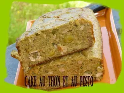 CAKE AU THON ET AU PESTO