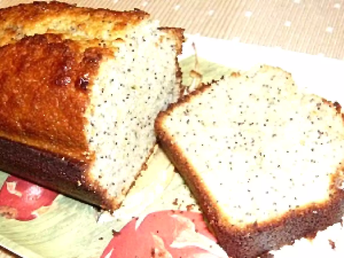 Cake au Yaourt, Citron et Pavot