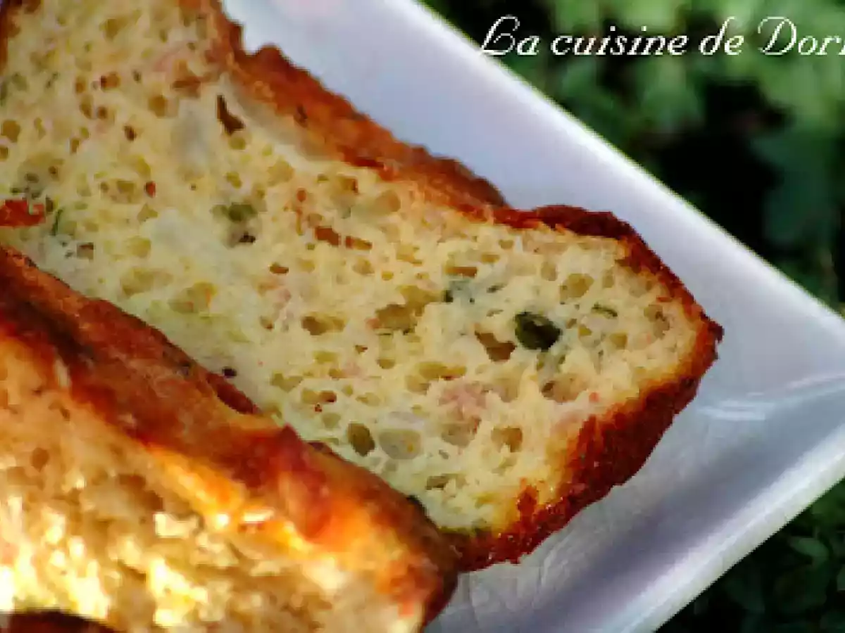 Cake au yaourt et bacon