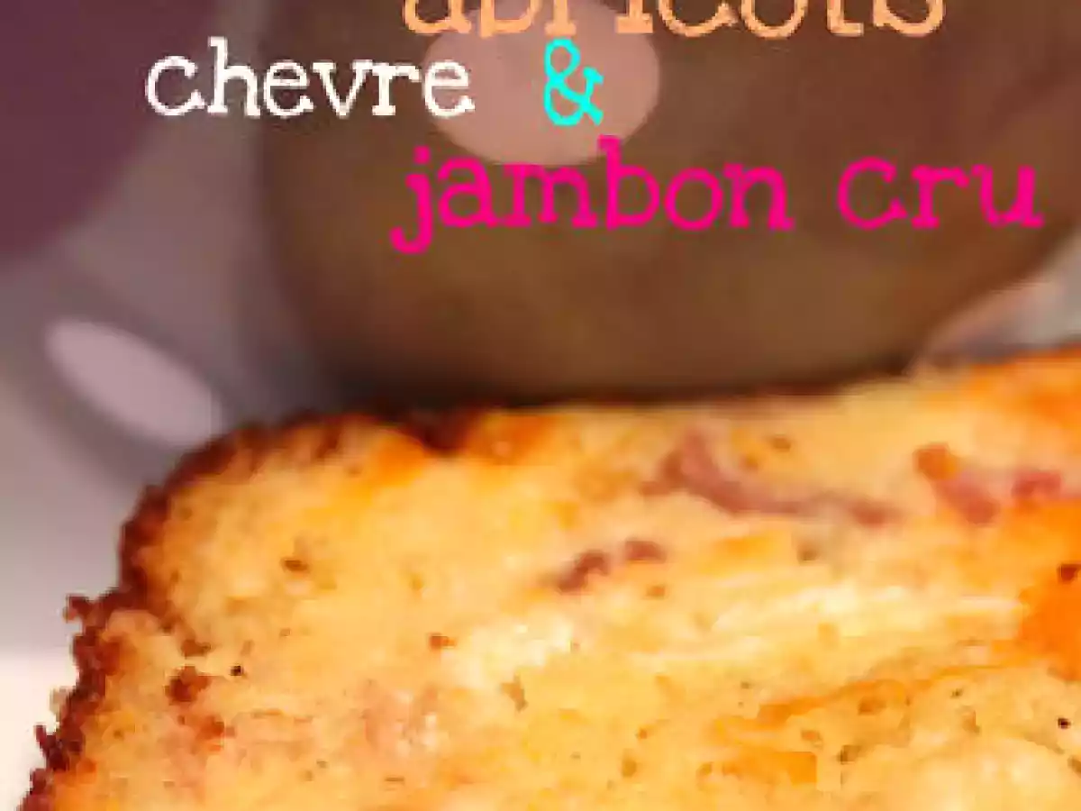 Cake aux abricots, chèvre, jambon cru et noisette - photo 2
