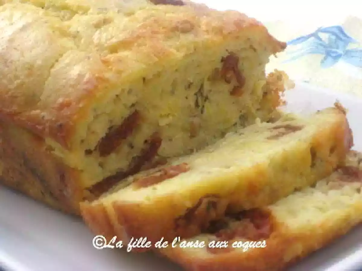 CAKE AUX ARTICHAUTS ET AUX TOMATES SÉCHÉES - photo 2