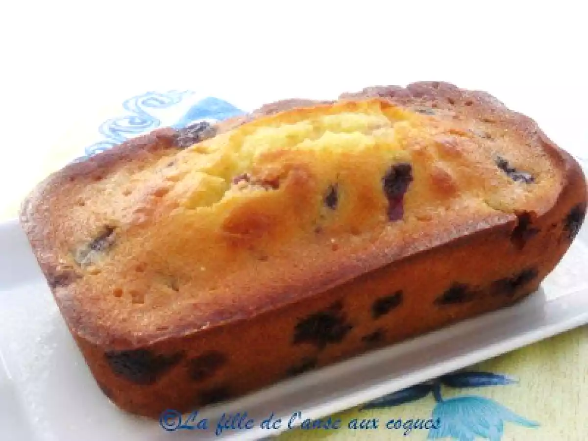 CAKE AUX BLEUETS ET CITRON