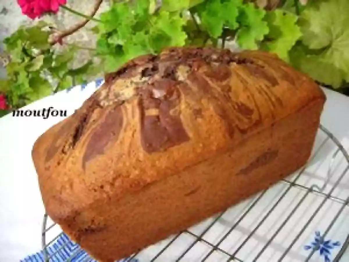 Cake aux cacahuètes marbré au chocolat - photo 3