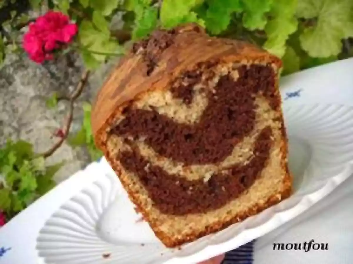 Cake aux cacahuètes marbré au chocolat - photo 4