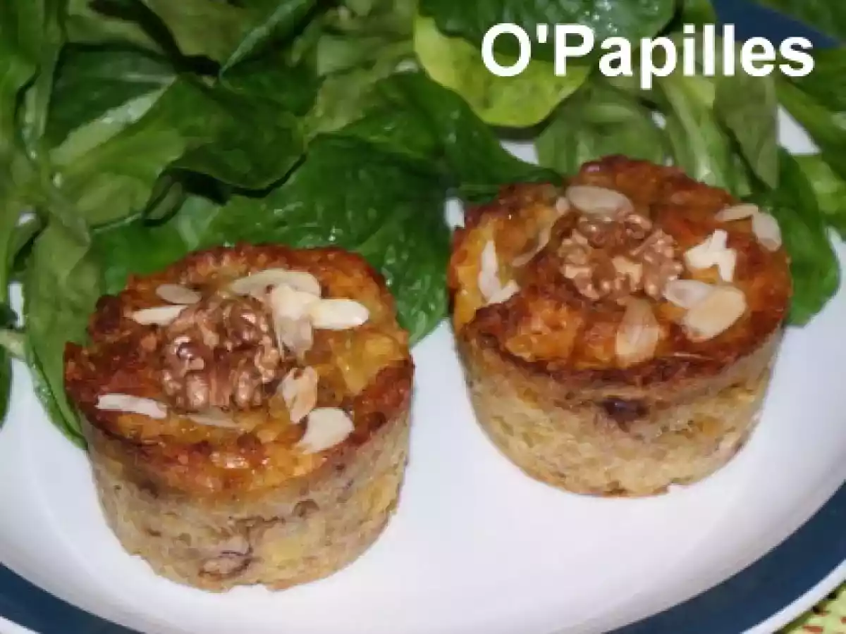 Cake aux carottes, céleri rave et lentilles