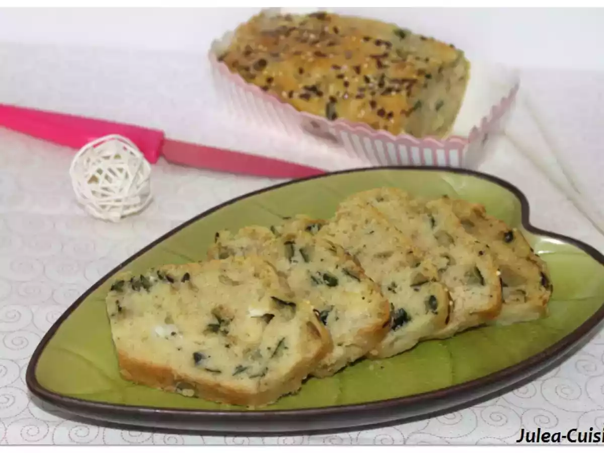 Cake aux courgettes et chèvre