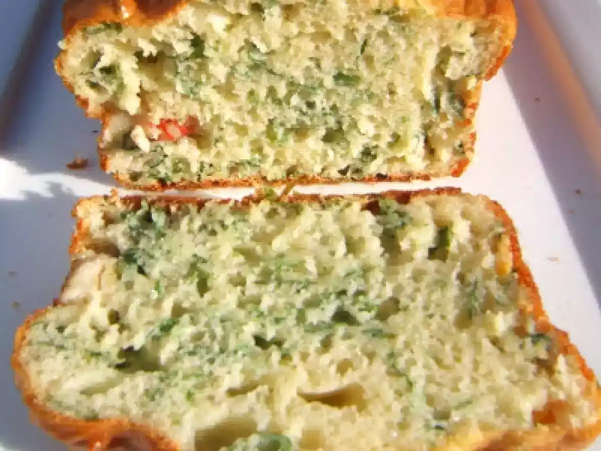 Cake aux écrevisses St Jacques et roquette