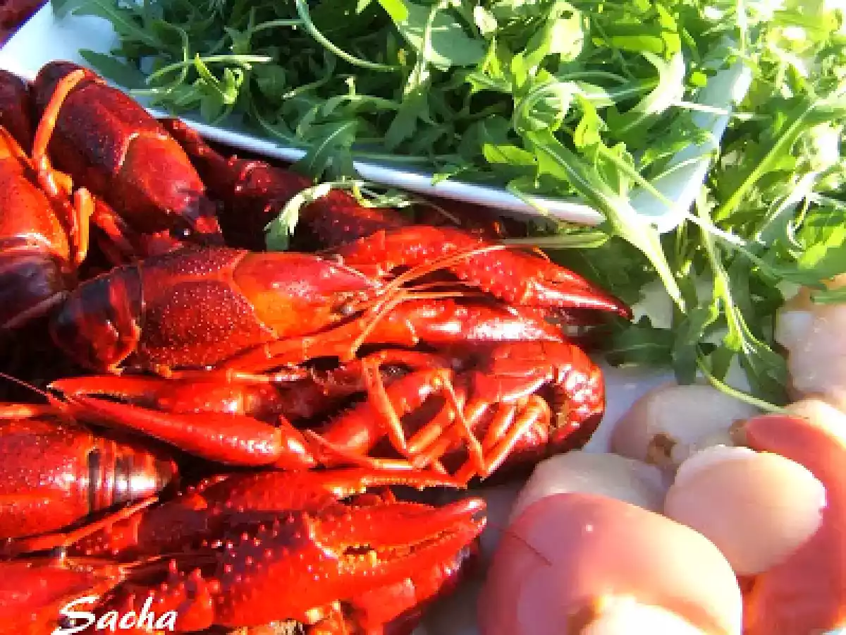 Cake aux écrevisses St Jacques et roquette - photo 2