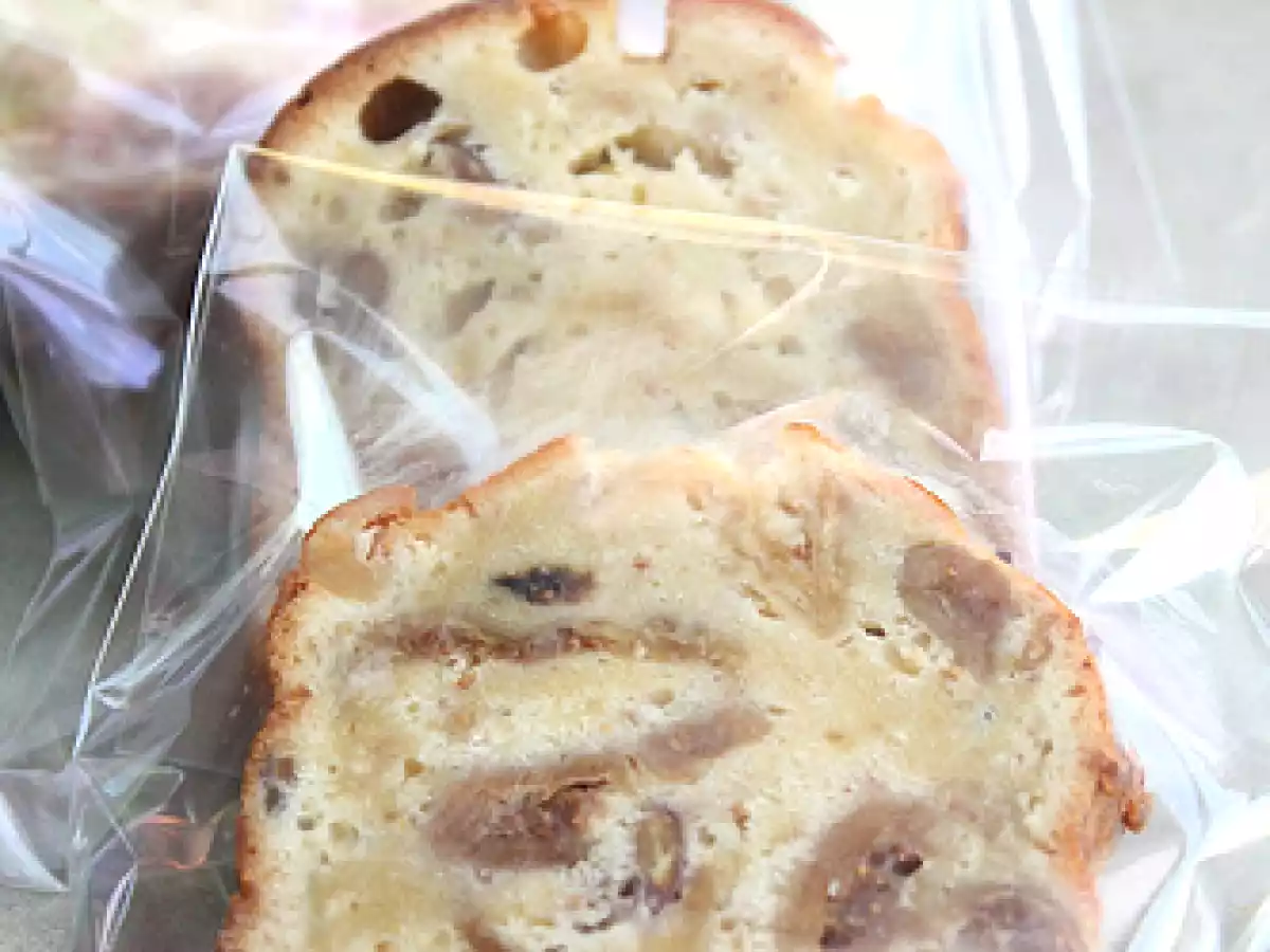 Cake aux figues sèches et aux noix