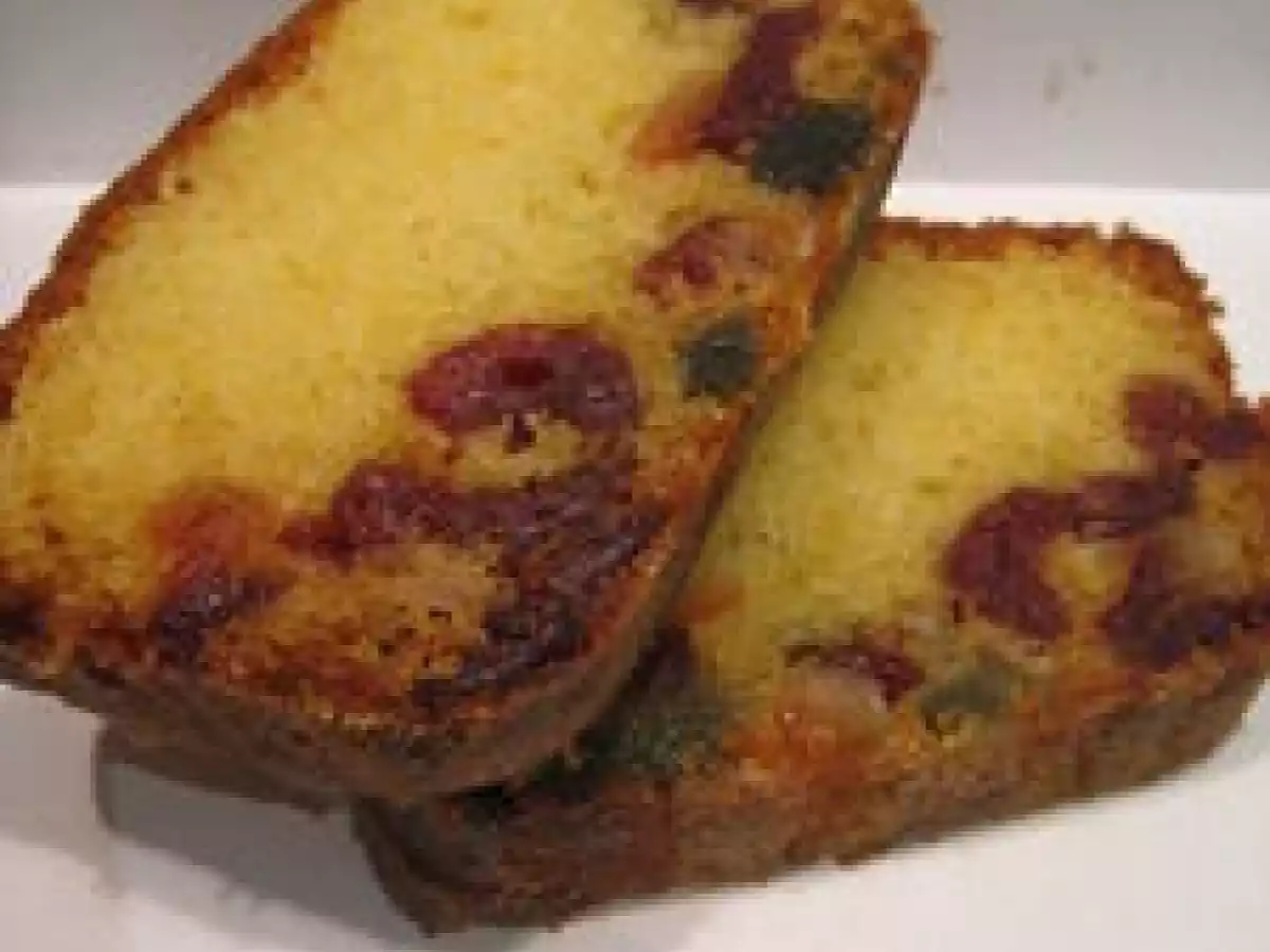 Cake aux fruits confits et cerises séchées - photo 3