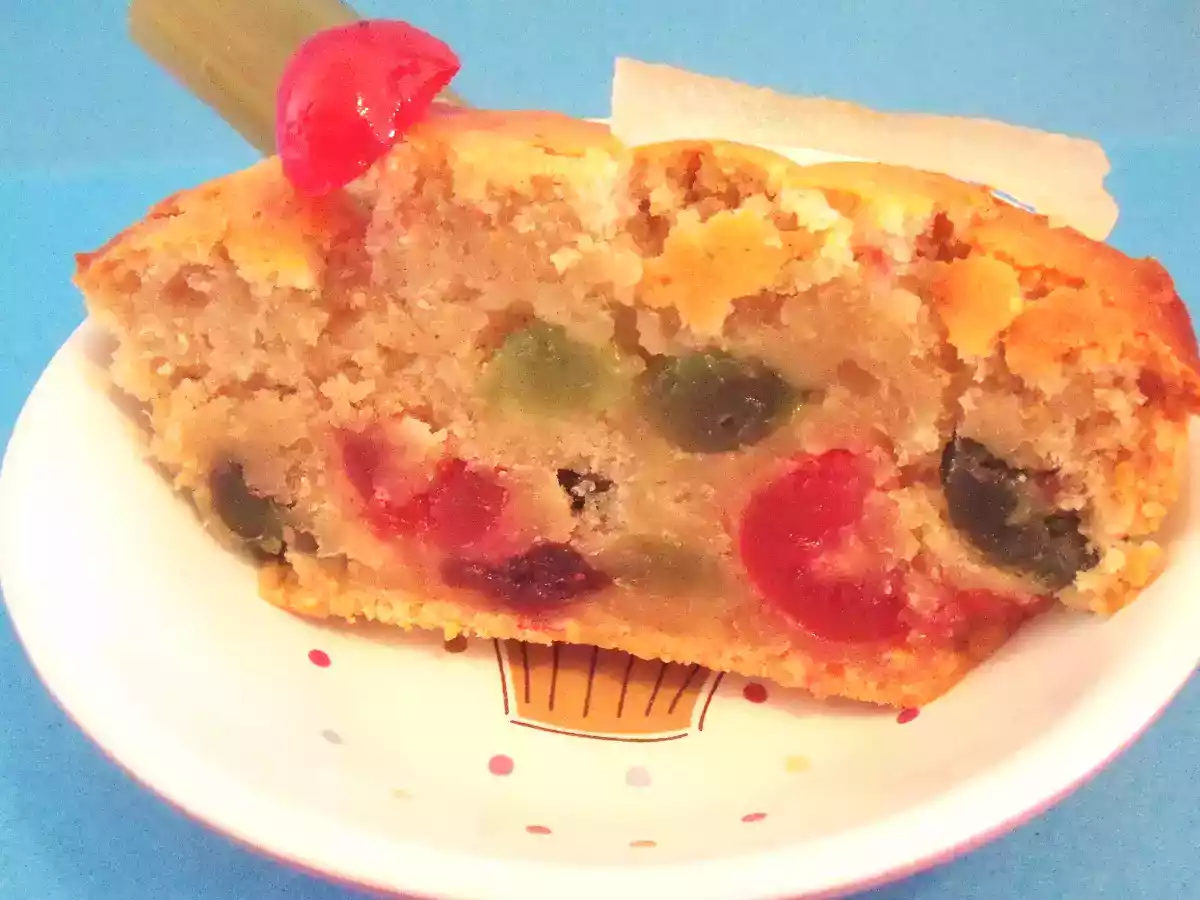 Cake aux fruits confits vegan