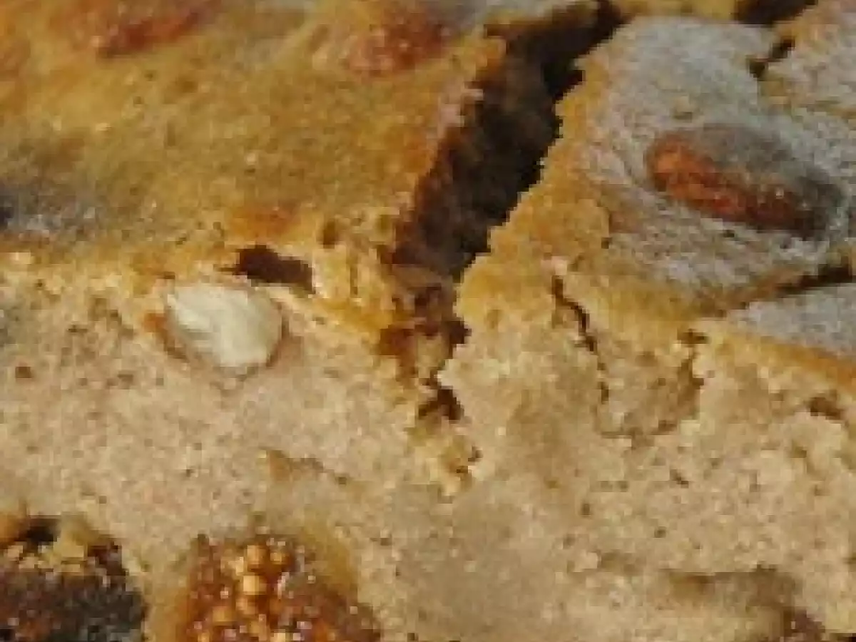 Cake aux fruits secs de Loïse, sans lait, sans oeufs, sans gluten