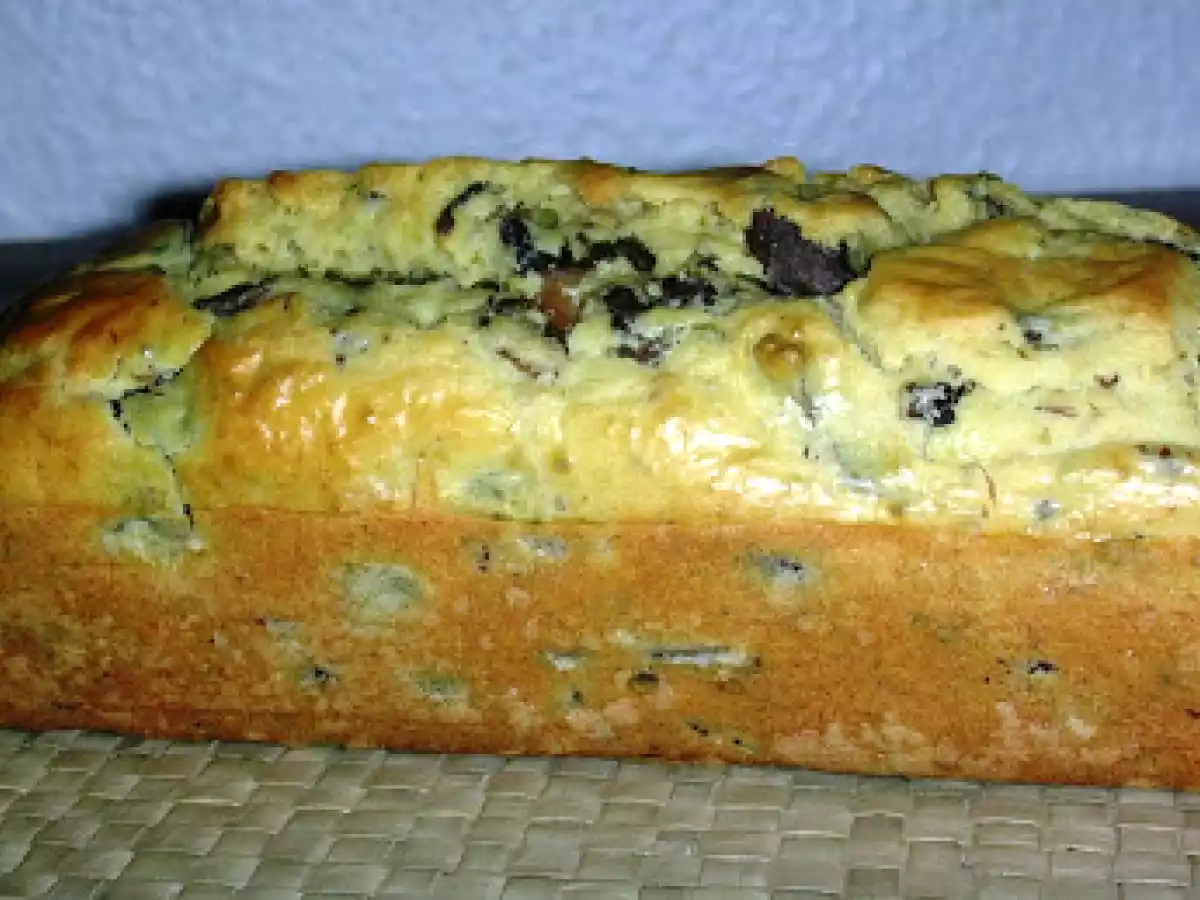 Cake aux gésiers de canard et champignons