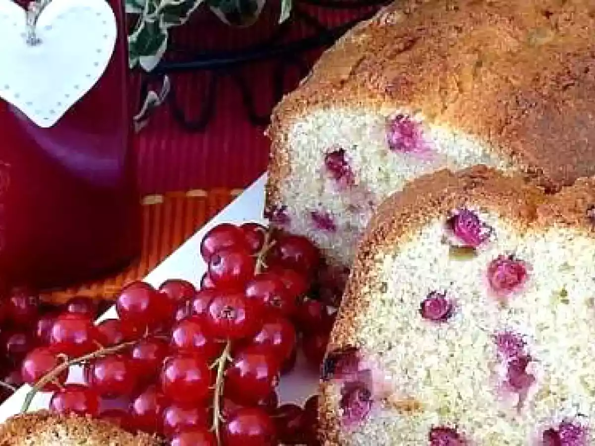 Cake aux groseilles