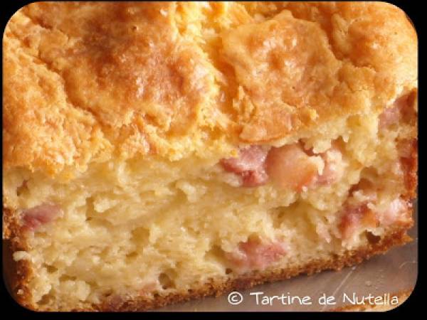 Cake aux lardons façon Flammekueche