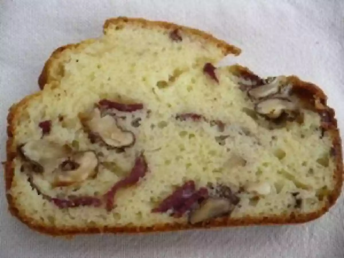 Cake aux noix et au magret séché - photo 2