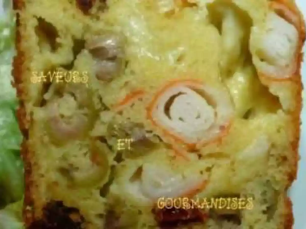 Cake aux olives vertes et surimi. - photo 2