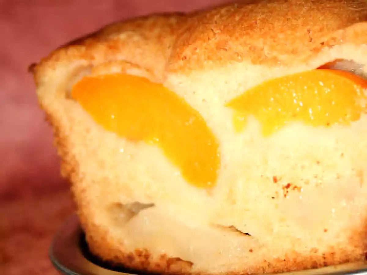 Cake aux Pêches et aux Poires