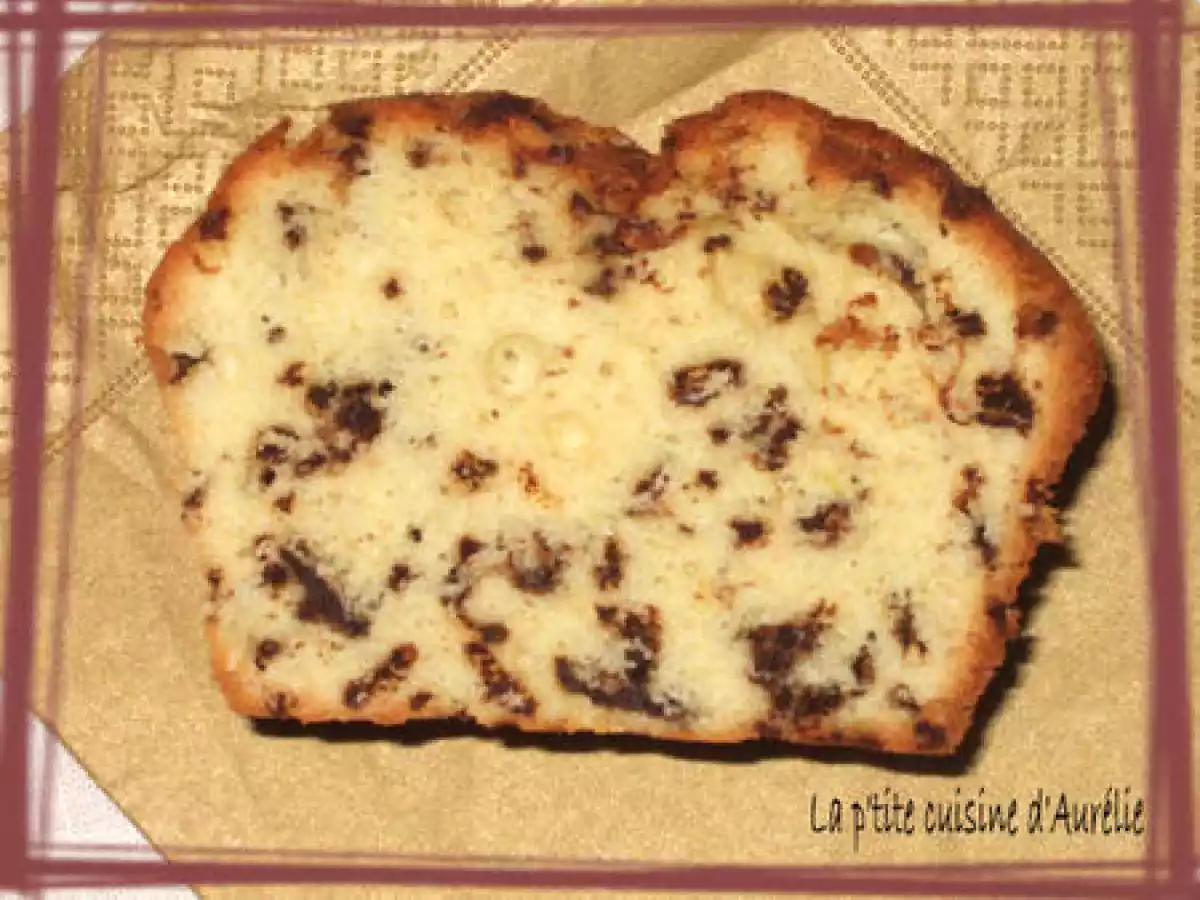Cake aux pépites de chocolat