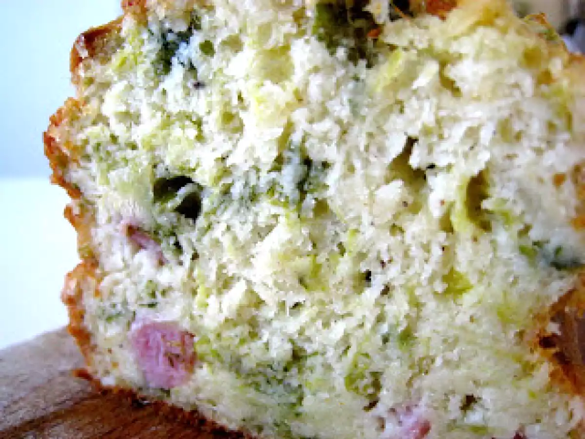 Cake aux poireaux et au jambon - photo 2