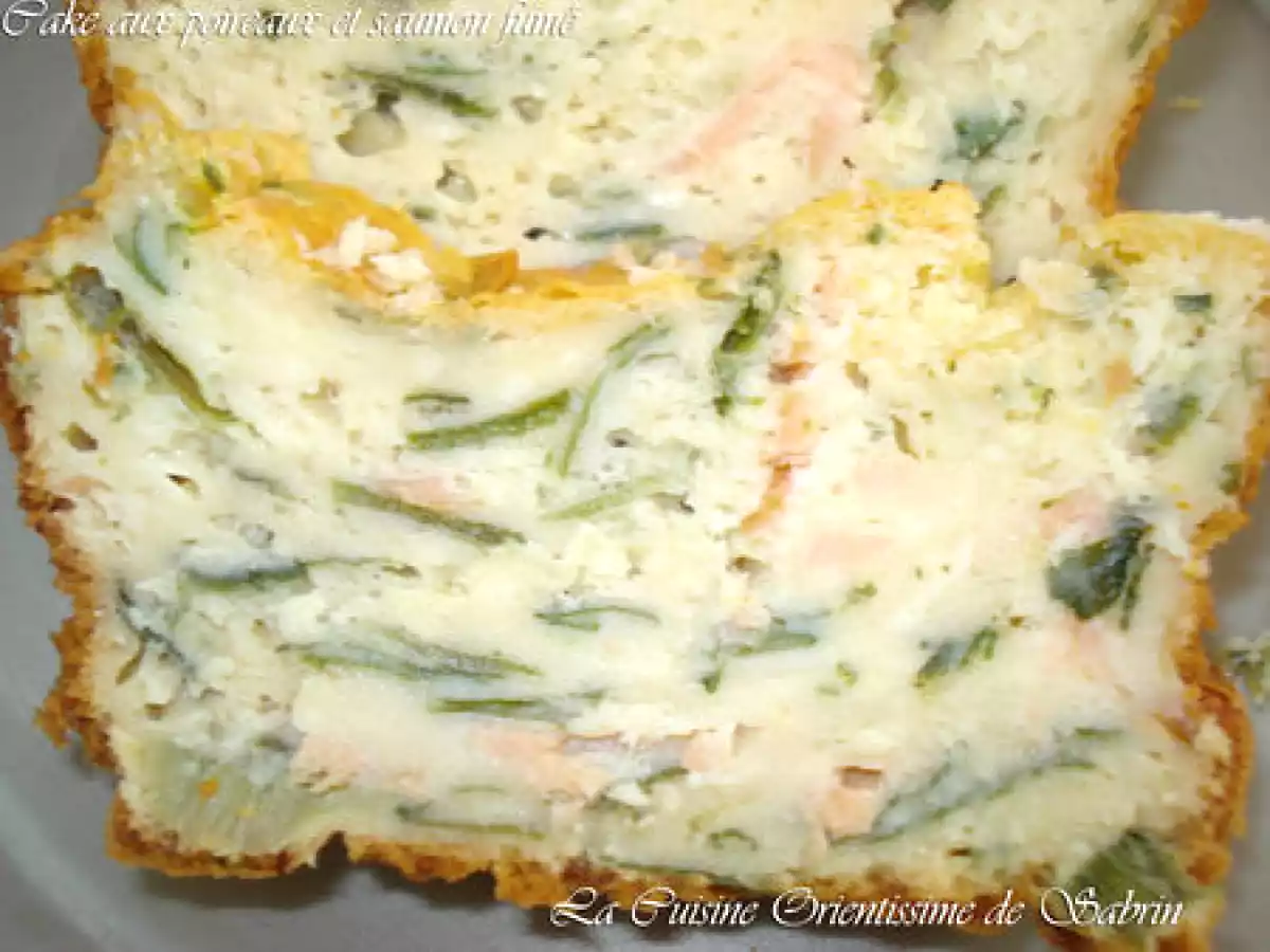 Cake aux poireaux et saumon fumé - photo 3