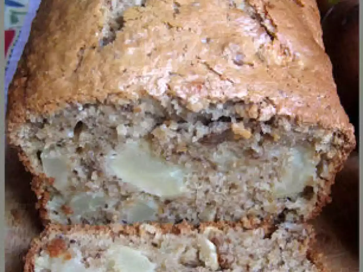 Cake aux pommes du verger.