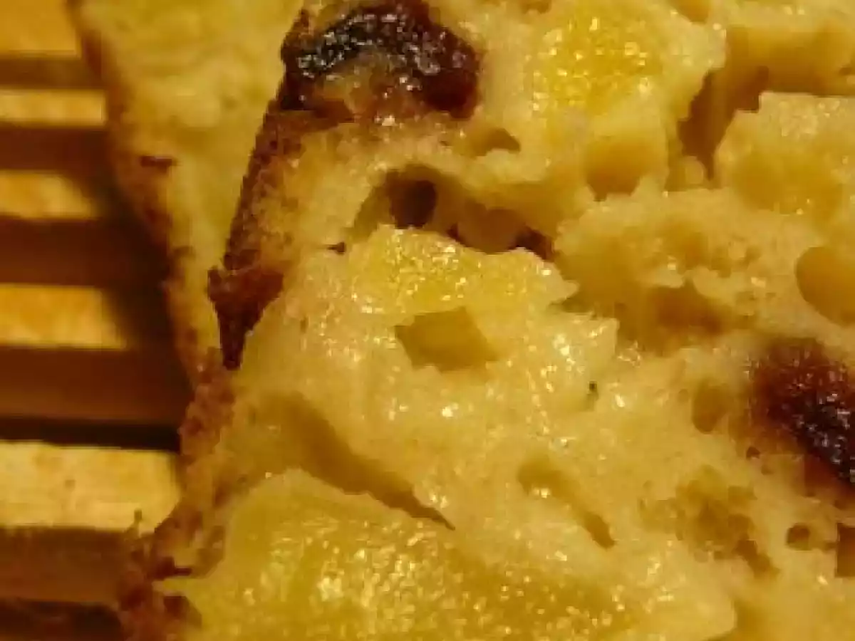 Cake aux pommes et cranberries au miel d'acacia