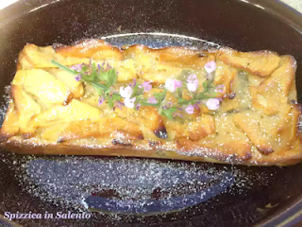 Cake aux Pommes et Menthe Fraîche