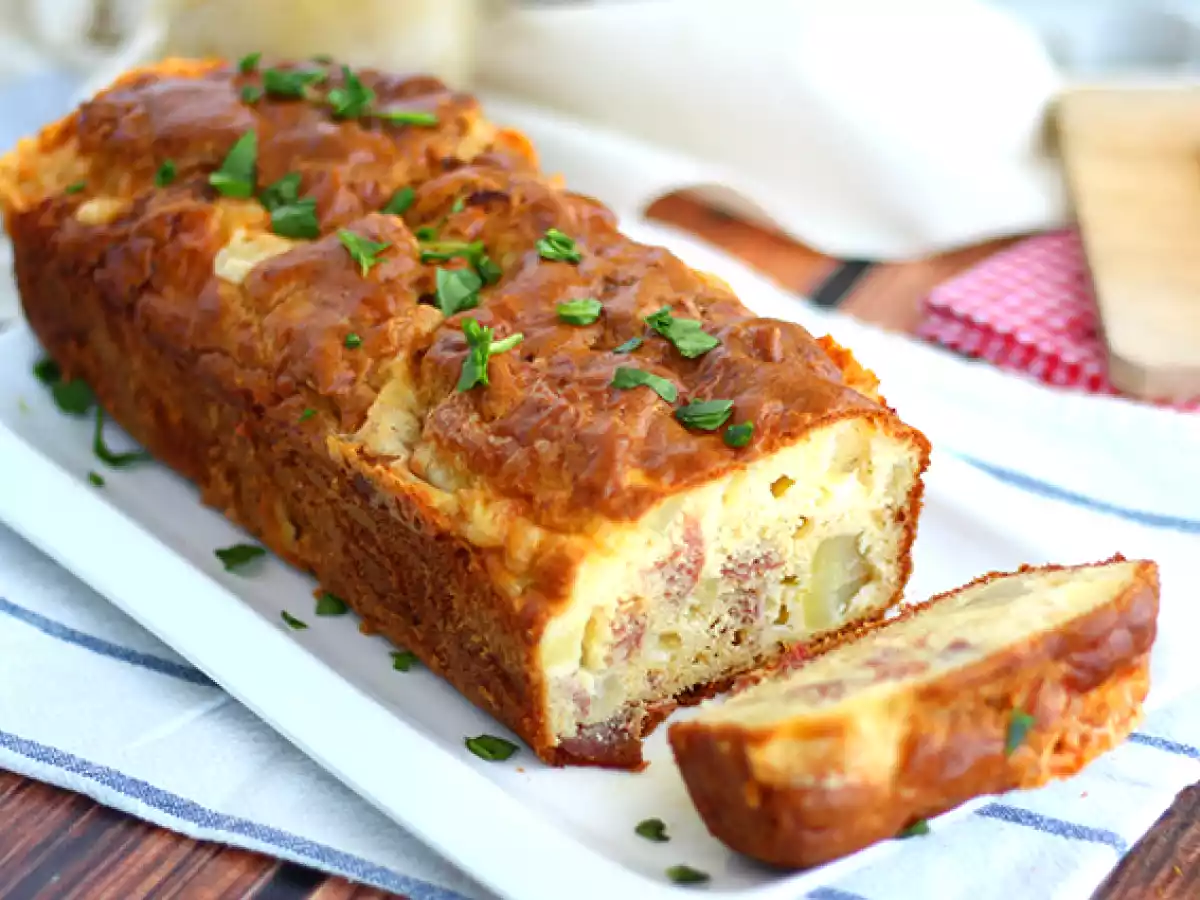 Cake aux restes de raclette