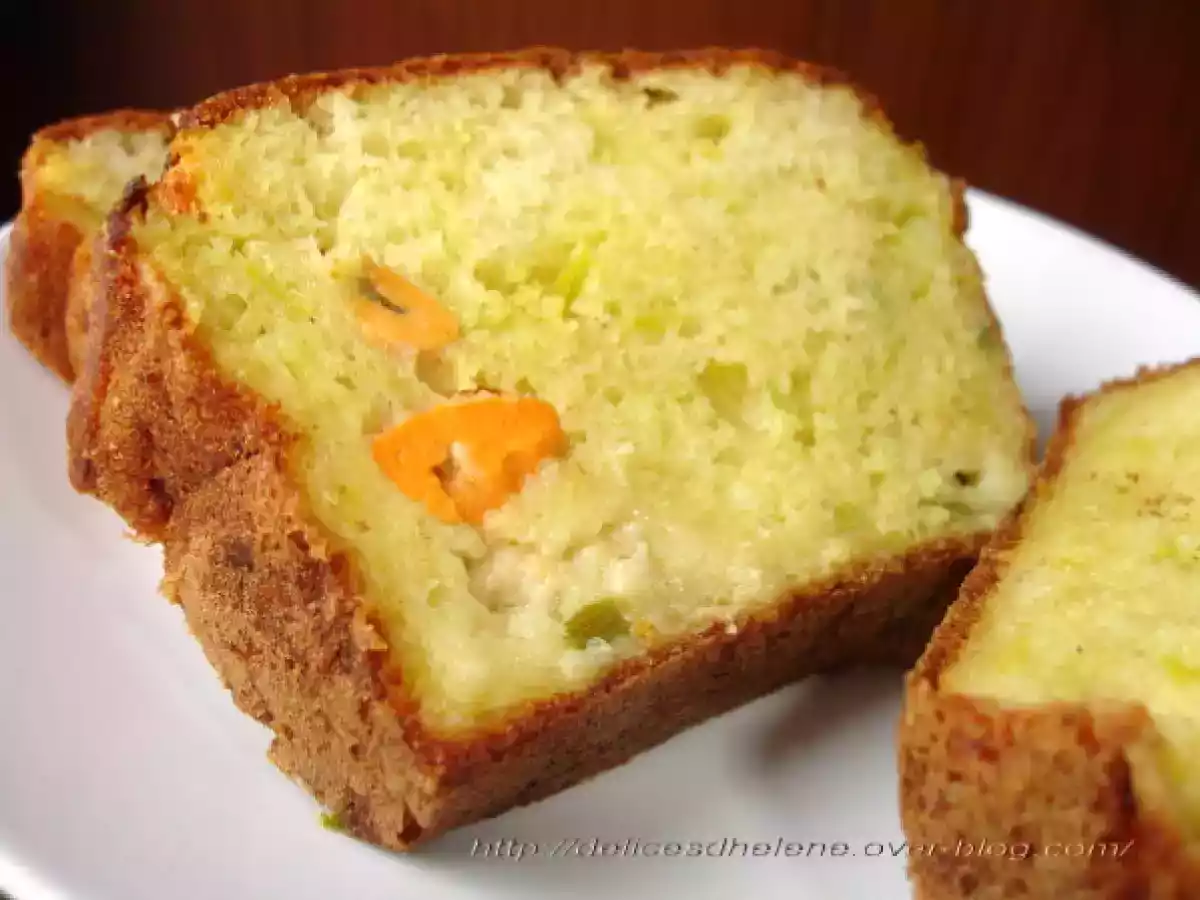 CAKE AUX SAINT-JACQUES, AUX POIREAUX ET AU PARMESAN - photo 2