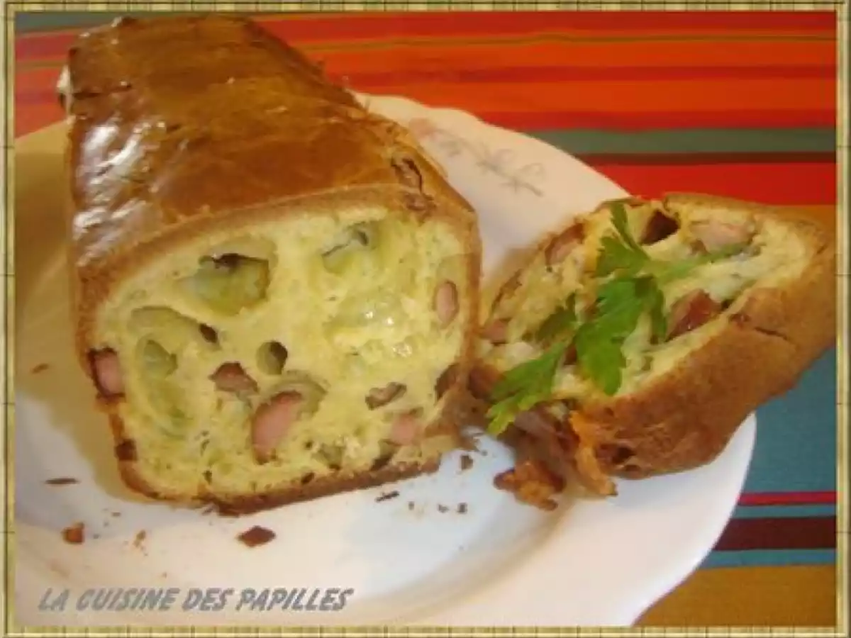 Cake aux saucisses de strasbourg et gouda - photo 2