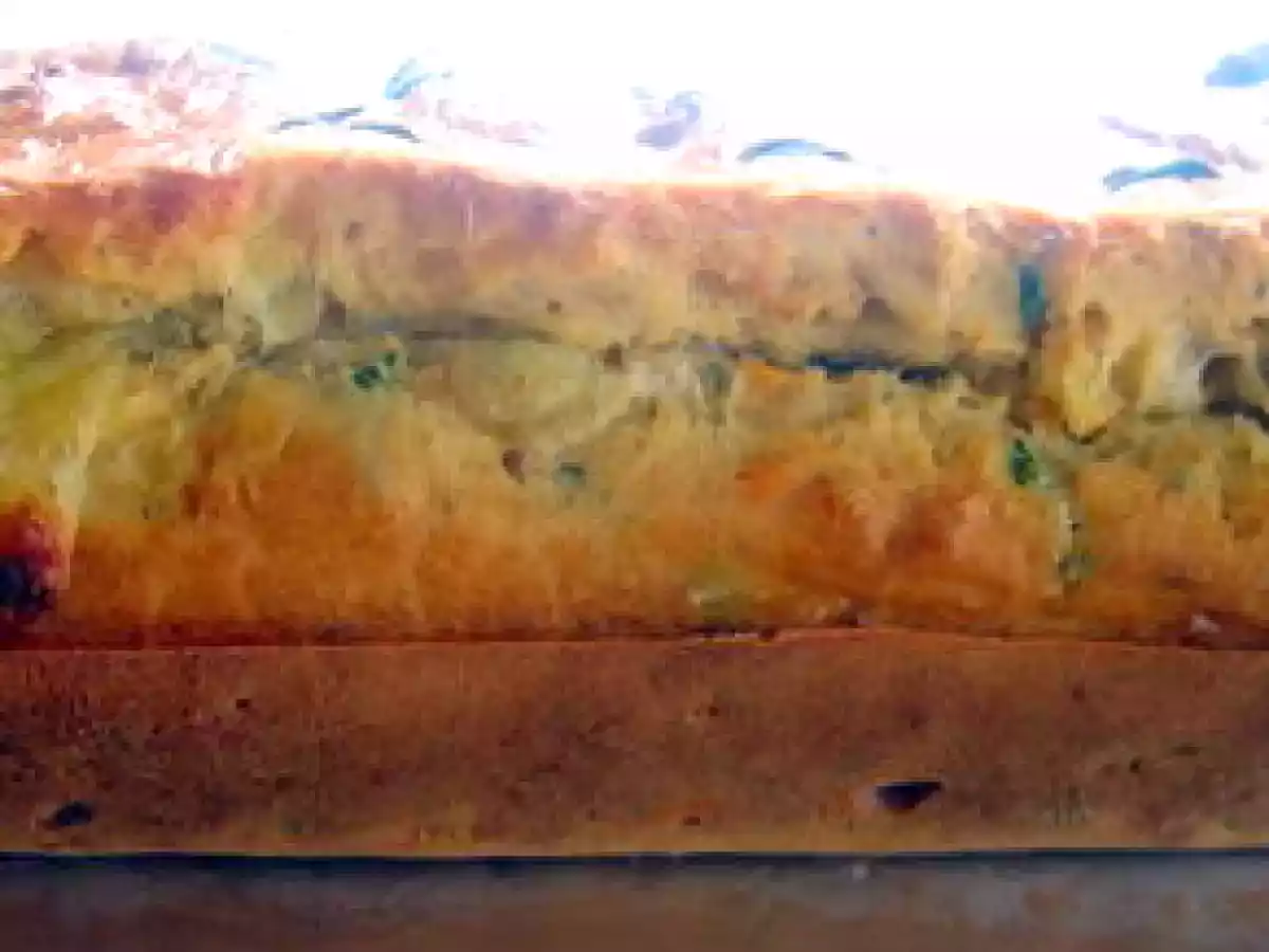 Cake aux tomates séchées, mozzarella et basilic - photo 3