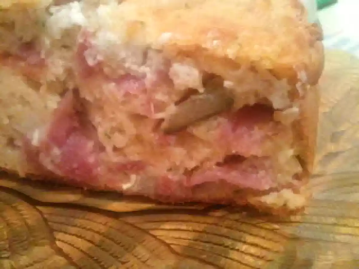 Cake Bacon et Chèvre à la Ratatouille