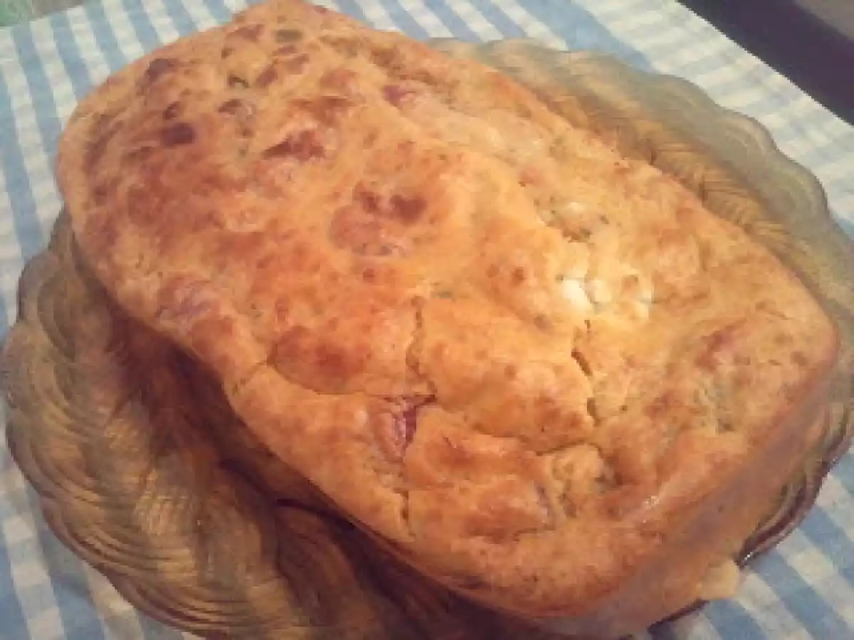 Cake Bacon et Chèvre à la Ratatouille - photo 2