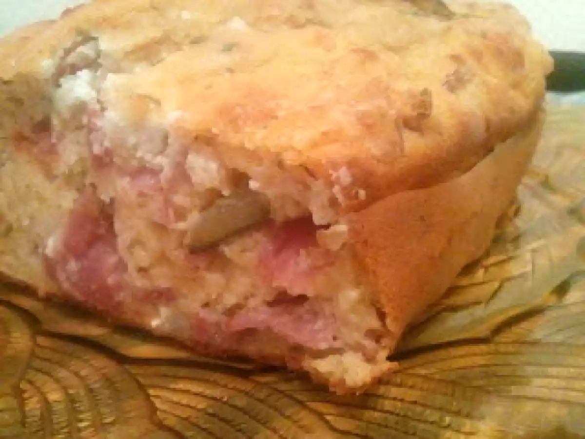 Cake Bacon et Chèvre à la Ratatouille - photo 3