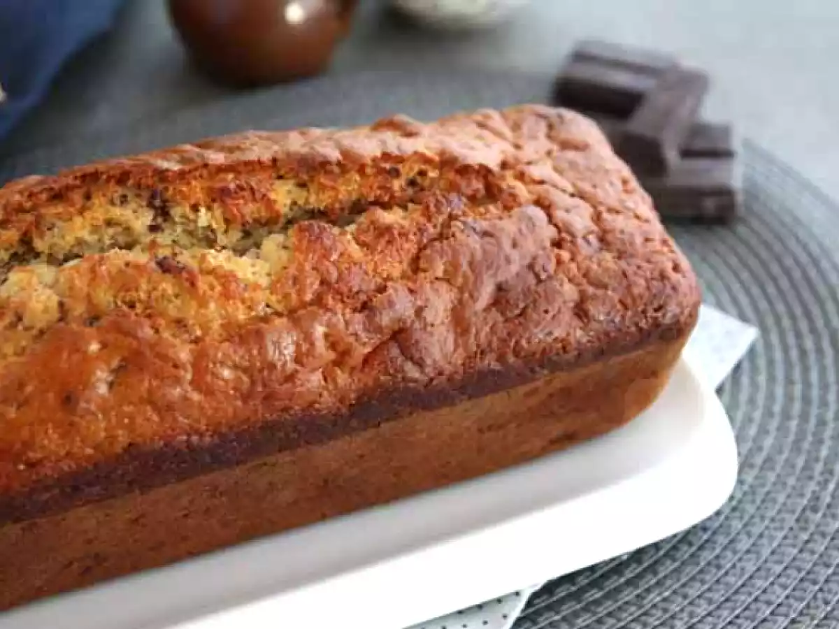 Cake banane / chocolat - Extra moelleux ! - photo 2