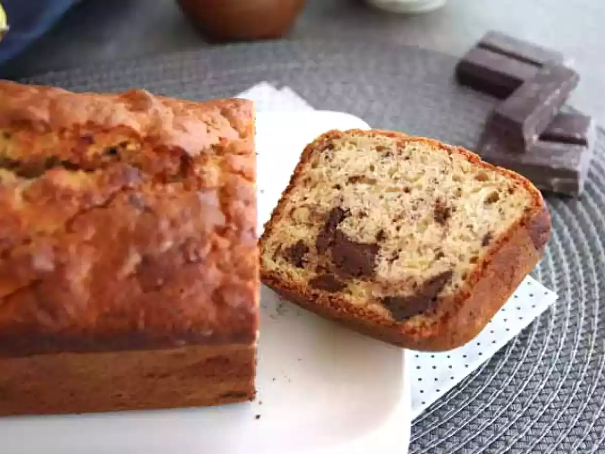Cake banane / chocolat - Extra moelleux ! - photo 3