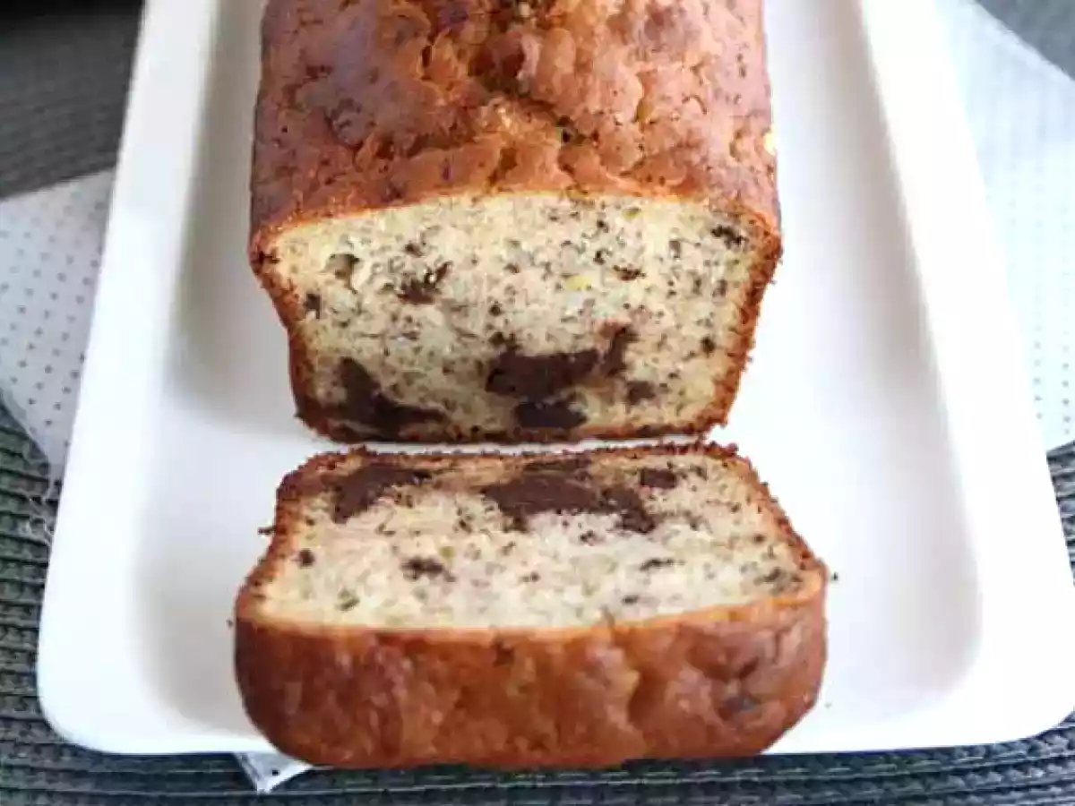 Cake banane / chocolat - Extra moelleux ! - photo 4