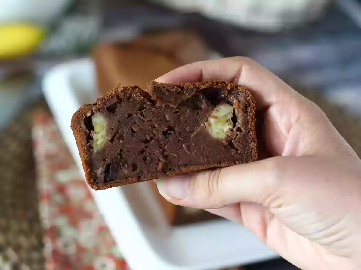 Cake banane et chocolat extra gourmand! - photo 3