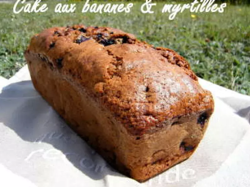 Cake banane / myrtilles ( sans beurre ), photo 1