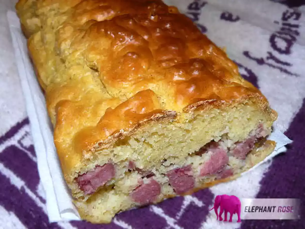 Cake brioché à la saucisse à l'ail - photo 2